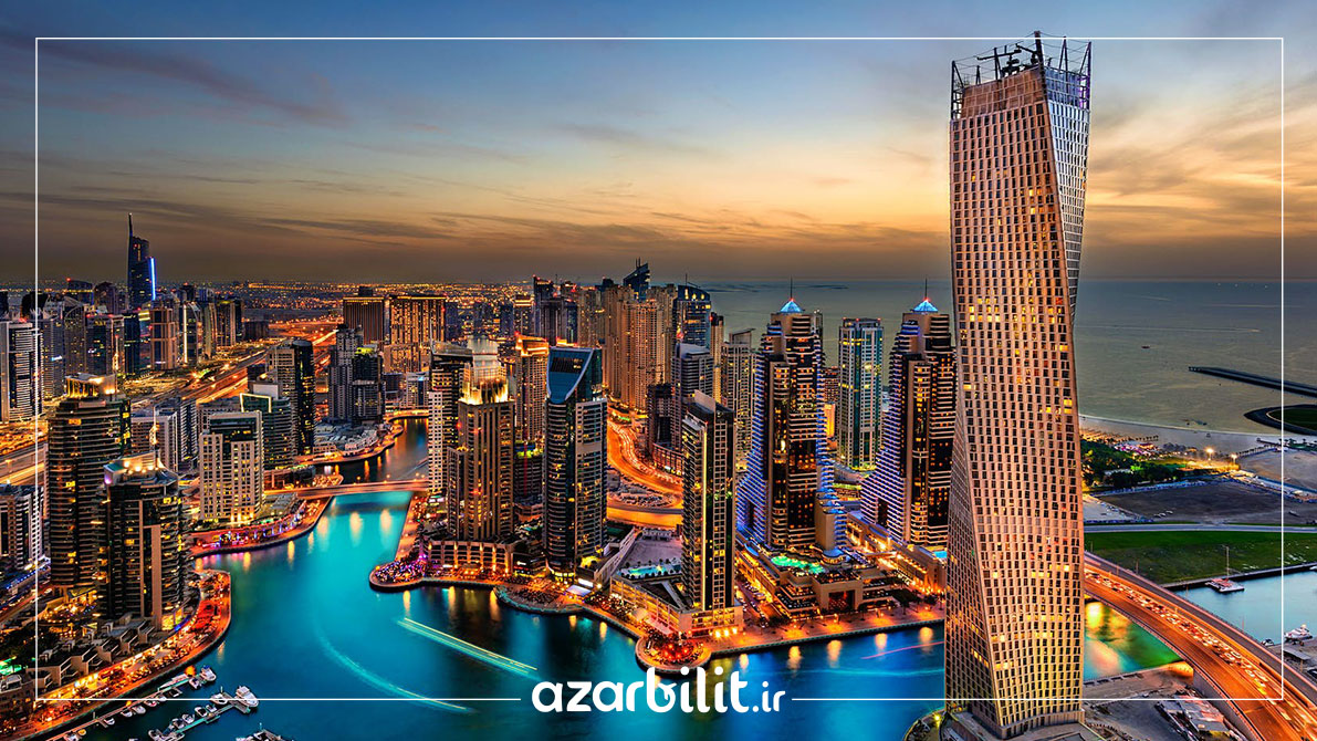 شهردبی از نمای بالا