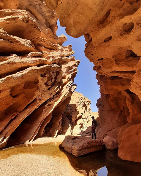 کال جنی در طبس از نمای پایین