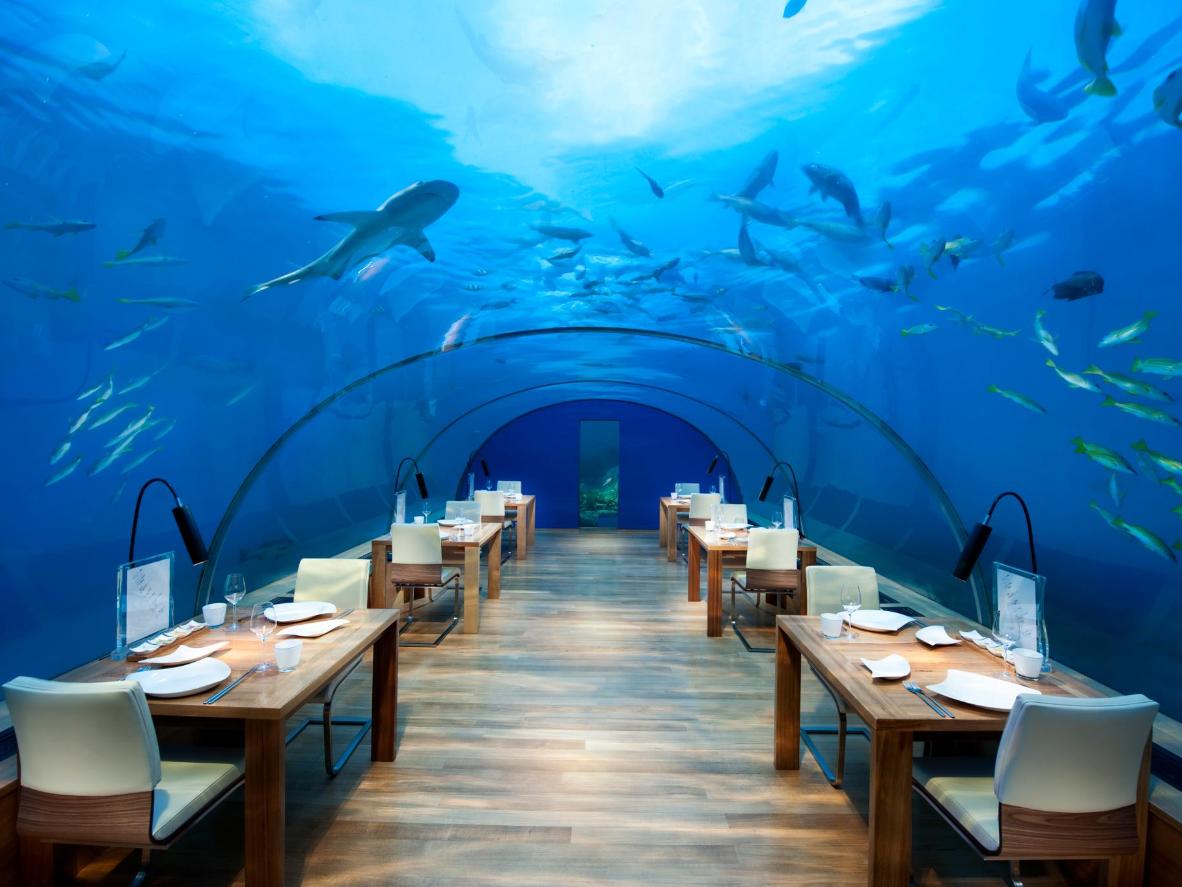 رستوران هتل موراکا در مالدیو