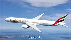 هواپیمای امارات در آسمان